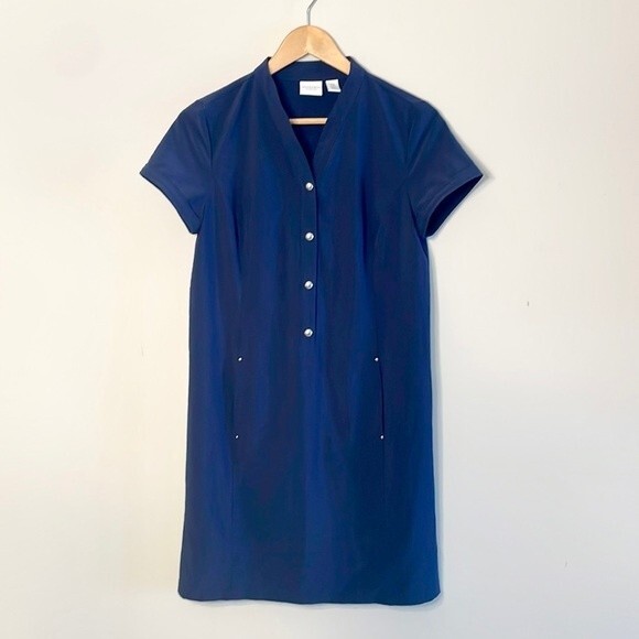 Weekends by Chico's Travel Dress S - Picture 1 of 7